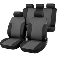 Walser Autositzbezug Portland Komplett-Set grau