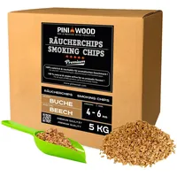 PINI Räucherchips Buche 4 - 6 mm 5 kg
