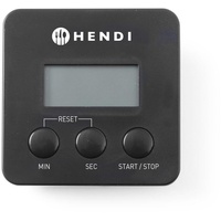 HENDI Digitale Küchenuhr, mit Magnetclip,
