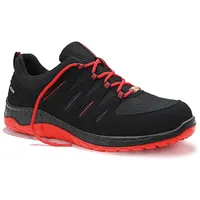 ELTEN Halbschuh MADDOX Low ESD, schwarz-rot, S3, 43