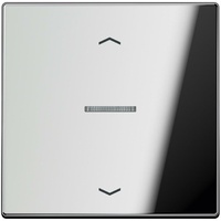 Jung eNet Funk-Steuertaste Standard 1fach Metall mit Pfeilsymbol, glanzchrom