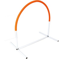 Procyon Hoopers Agility 2er Set Hundetraining, Hundesport weiß/orange