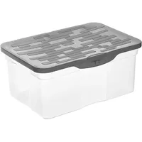 Rotho Aufbewahrungsbox Ranger A4 13 L transparent/anthrazit