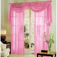 Gardinenbox Voile komplett GARDINEN Set 3tlg., Rosa, 60999