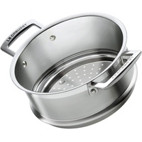 Le Creuset Dämpfeinsatz Pfanne Ø Kochtopf, Silber,