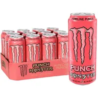 MONSTER ENERGY Monster Punch Pipeline Energy Drink 12x 500ml
