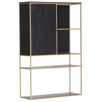 GUTMANN FACTORY Highboard GUTMANN FACTORY "Porto", schwarz (schwarz, gold),