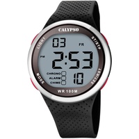 Calypso Herren Digital Quarz Uhr mit Kunststoff Armband K5785/4