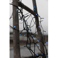 Star Trading LED Lichterkette 120er 7m blau / schwarz