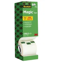 3M Scotch Magic Klebeband 19mm/33m, 8 Stück (7100026960)