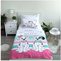 Disney Baby-Bettbezug 101 Dalmatiner, 100% Baumwolle, Bettwäsche 100 x
