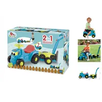 Ecoiffier Tractor with Trailer and Lawn Mower