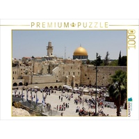 Calvendo Altstadt von Jerusalem mit Klagemauer und Felsendom Puzzle
