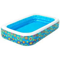 BESTWAY Rechteckiges Aufblasbares Planschbecken (aquarium) 305x183x56 cm - Blue