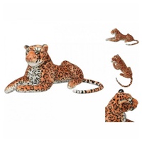 VidaXL Leopard Kuscheltier Plüsch Braun XXL