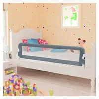VidaXL Bettschutzgitter 120 cm grau