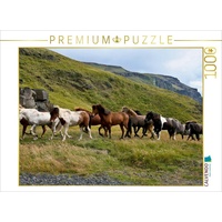 Calvendo Puzzle Islandpferdeherde 1000 Teile Puzzle quer | 1000