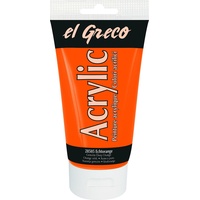 Kreul el Greco Acrylic Tube echtorange, 150 ml