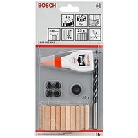 Bosch 32-tlg. Holzdübel-Set, 8 mm