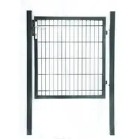 Home Deluxe Doppelstabmatten Gartentor Portarius 1,6 m anthrazit