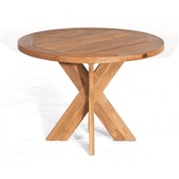 SonnenPartner Gartentisch Quantum rund Ø 120 cm Teakholz Old