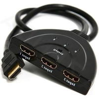 Gembird DSW-HDMI-35 Schnittstellen-Hub Schwarz m, HDMI), Video Kabel