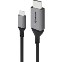 Alogic USB-C-Kabel (männlich) auf HDMI (männlich) 2m grau