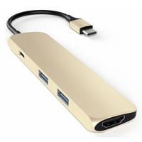 Satechi Aluminium Multi-Port Slim gold,