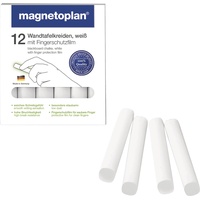 Magnetoplan Kreide weiß, abgerundet VE 12