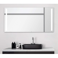 Talos DSK Design LED Lichtspiegel Silver Dream 140 x