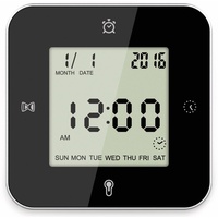Technoline Quarzwecker mit Flip-Funktion, Uhrzeit, Temperatur, Datum, Alarm, Count-down