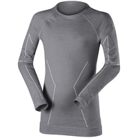 Falke Wool-Tech Shirt langarm Kinder grey/heather 110/116