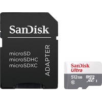 SanDisk Ultra R100 microSDXC 512GB Kit, UHS-I, Class 10