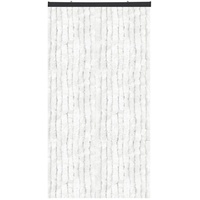 Arsvita Flauschvorhang 80x220 cm Unistreifen weiß