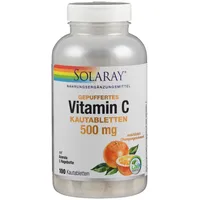 Supplementa Vitamin C Kautabletten 500 mg Orange Solaray 100