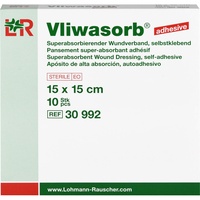 Lohmann & Rauscher Vliwasorb adhesive sk steril superabsorb.15cmx15cm