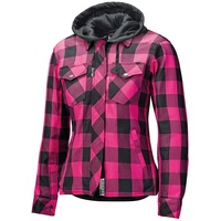 Held Lumberjack II Damen Motorrad Textiljacke Schwarz/Pink - XXL
