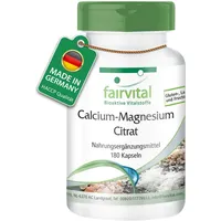 Fairvital | Calcium Magnesium Citrat - 180 Kapseln -