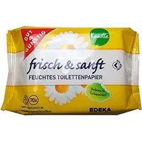 Gut&Günstig Feuchtes Toilettenpapier frisch & sanft Kamille 1-lagig, 2x