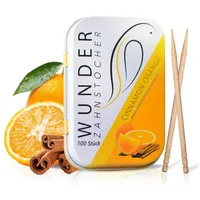 Wunder Zahnstocher mit Geschmack - Metalldose - Zimt/Orange