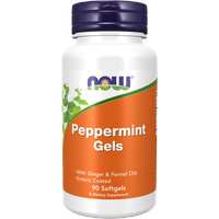NOW Foods Peppermint Gels 90 Weichkapseln)
