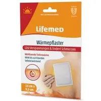 Lifemed Wärmepflaster 9,5 cm x 13 cm weiss Selbsterwärmend
