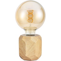 Pauleen Woody Sparkle Tischleuchte aus Holz skandinavische Tischlampe Würfellampe