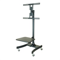 Value LCD/TV-Rollständer schwarz