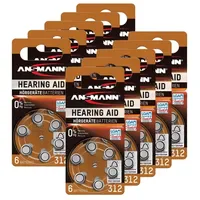 Ansmann Hörgerätebatterie 312 PR41 60 St. 5013233-590