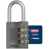 ABUS Vorhängeschloss ABUS 145/30 titan