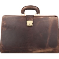 GREENBURRY Vintage Doktorkoffer Leder 41 cm braun