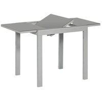 Merxx Ausziehtisch 120 x 70 x 75,5 cm silber