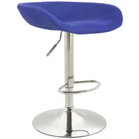 CLP Barhocker Anaheim Filz chrom blau