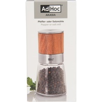 AdHoc Salz- & Pfeffermühle Akasia 13,5 cm Holz Braun